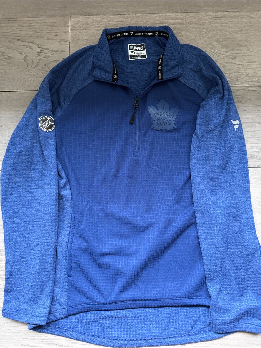 Fanatics Blue Authentic Pro NHL Quarter-Zip Pullover